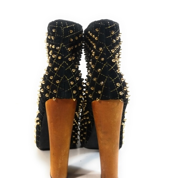 Jeffrey Campbell Women Stud Platform Booties 8.5 - Picture 5 of 8
